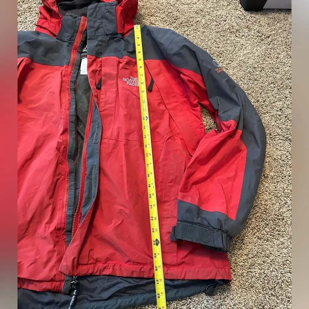 The Northface Summit Series Mens XL Red Gore-Tex Shell Jacket, used condition